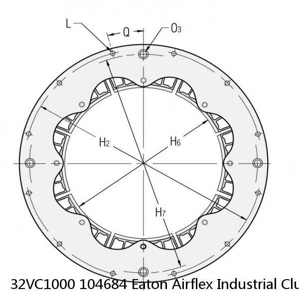 32VC1000 104684 Eaton Airflex Industrial Clutch and Brakes