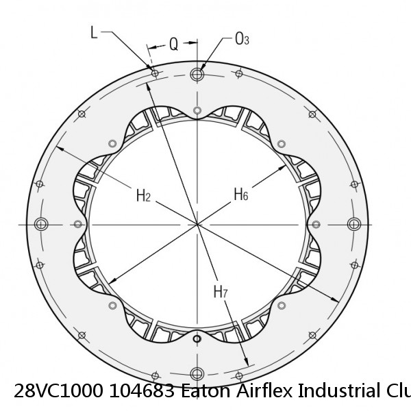 28VC1000 104683 Eaton Airflex Industrial Clutch and Brakes #1 image