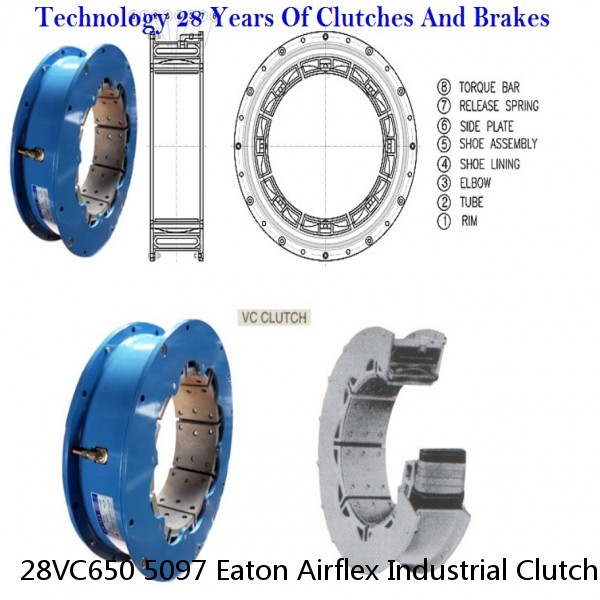 28VC650 5097 Eaton Airflex Industrial Clutch and Brakes #2 image